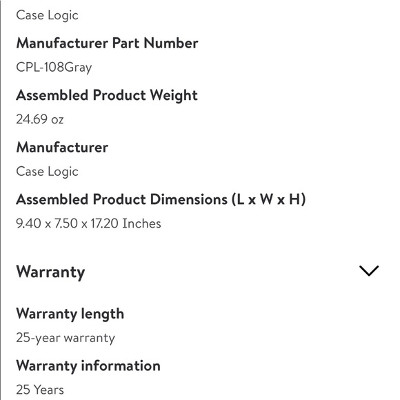 NEW CASE LOGIC Backpack Gray for DSLR Camera & iPad (CPL-108) - Picture 13 of 16